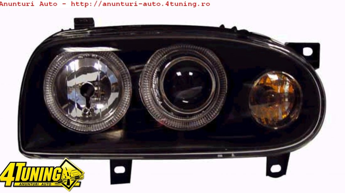 ANGEL EYES VW GOLF 3 CROM SAU BLACK IMPORT GK GERMANIA