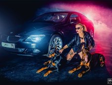 Anna Trisvetova si BMW Seria E63