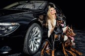 Anna Trisvetova si BMW Seria E63