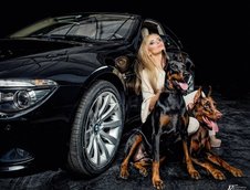 Anna Trisvetova si BMW Seria E63