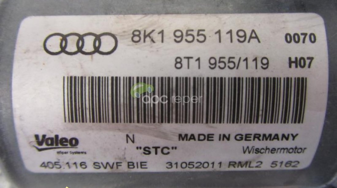 Ansablu Stergatoare Audi A4 8K B8 Facelift 8K1955119A