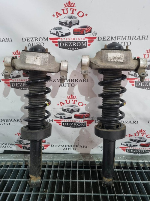 Ansamblu amortizoare + arcuri originale VW Touareg 7P 3.0 V6 TDI cod culoare arcuri : 1 Galben 1 Ros...