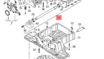 Ansamblu balansier pompa ulei 2.7 TDI Audi A6 C6 C...