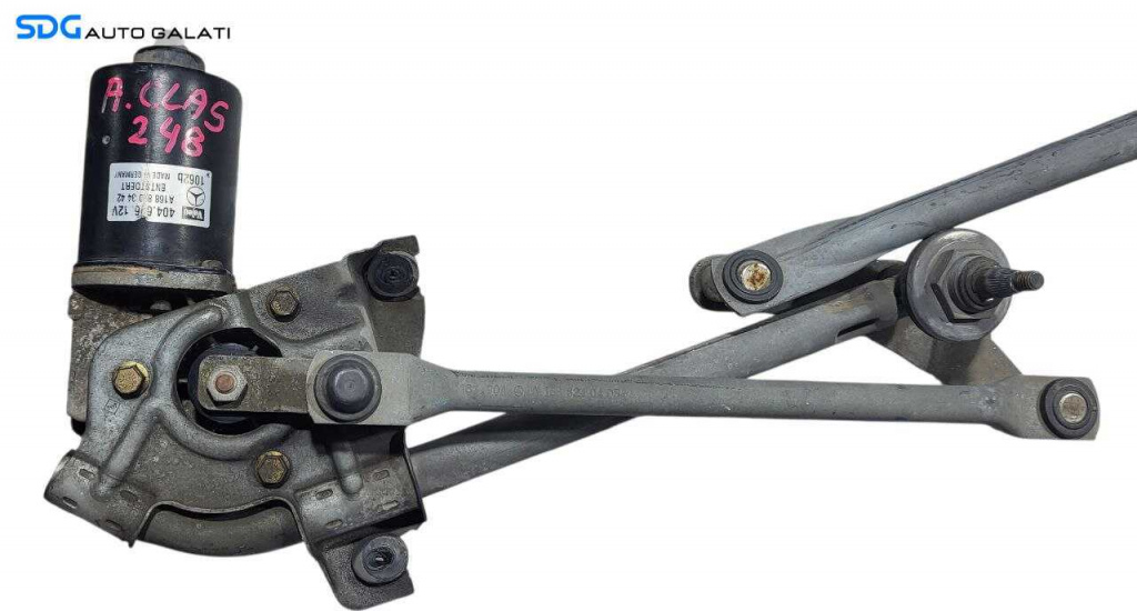 Ansamblu Brat Brate cu Motoras Stergator Stergator Parbriz Mercedes Clasa A Class W168 1998 - 2004 Cod A1688240405 A1688203442 [L7258]