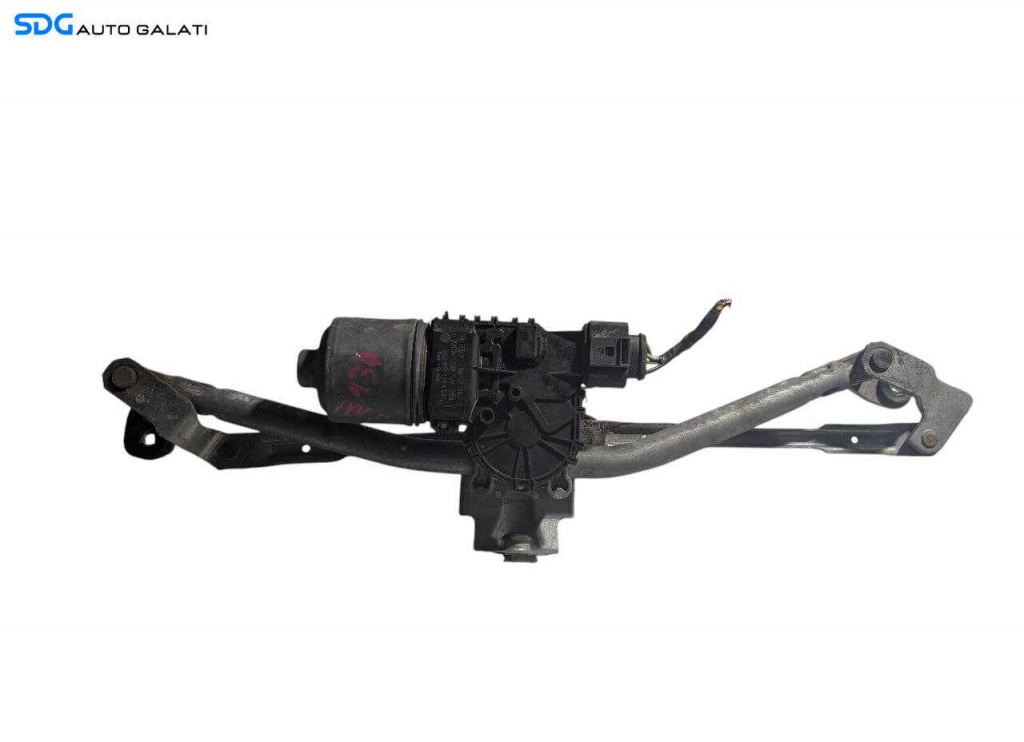Ansamblu Brat Brate Stergator Parbriz cu Motoras Volkswagen Polo 9N 2002 - 2008 Cod 3397020718 390241539 [P0008]