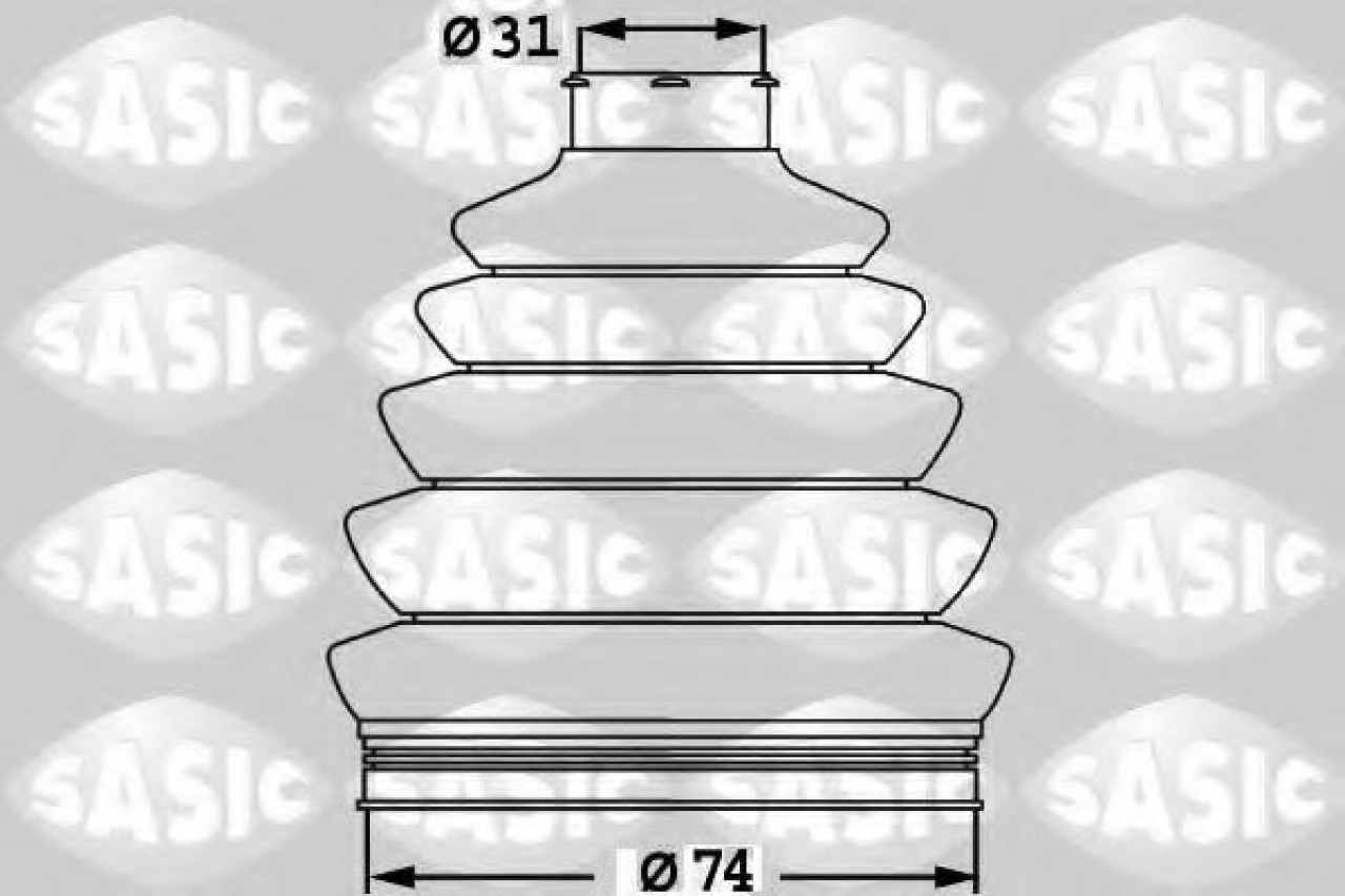 Ansamblu burduf, articulatie planetara CITROEN C3 I (FC) (2002 - 2016) SASIC 1900017 piesa NOUA