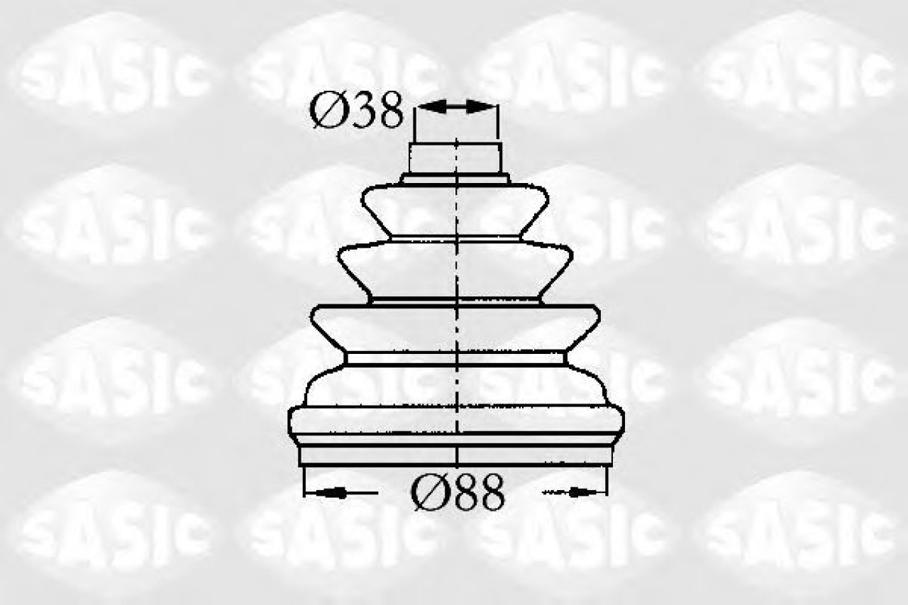 Ansamblu burduf, articulatie planetara CITROEN XANTIA Estate (X2) (1998 - 2003) SASIC 2873803 piesa NOUA