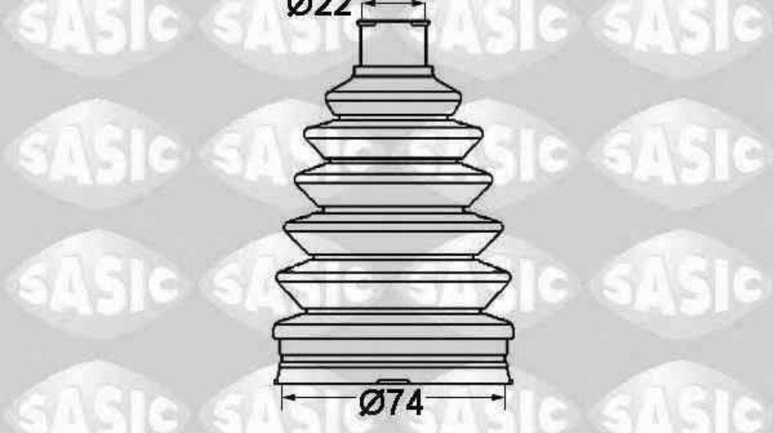 Ansamblu burduf, articulatie planetara DACIA LOGAN (LS_) SASIC 1904008