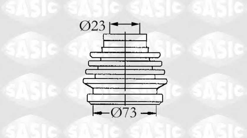 Ansamblu burduf, articulatie planetara FIAT QUBO (225) (2008 - 2016) SASIC 9004631 piesa NOUA