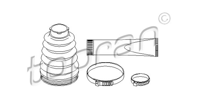 Ansamblu burduf articulatie planetara MERCEDES-BENZ VANEO 414 Producator TOPRAN 400 729