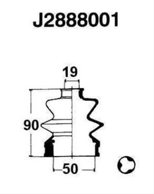 Ansamblu Burduf, Articulatie Planetara Nipparts Suzuki J2888001