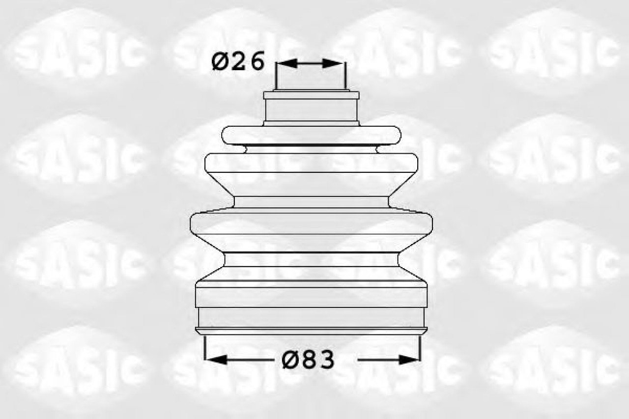 Ansamblu burduf, articulatie planetara OPEL ASTRA G Combi (F35) (1998 - 2009) SASIC 1906017 piesa NOUA