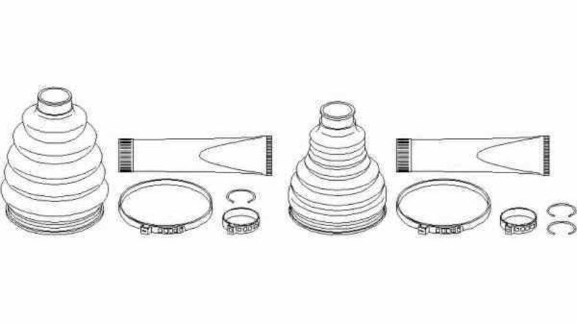 Ansamblu burduf, articulatie planetara OPEL ASTRA H TwinTop (L67) TOPRAN 207 105