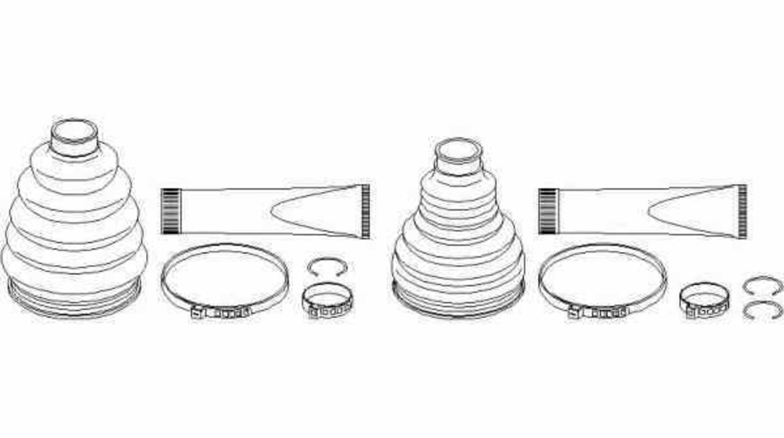 Ansamblu burduf articulatie planetara OPEL VECTRA C TOPRAN 207 105