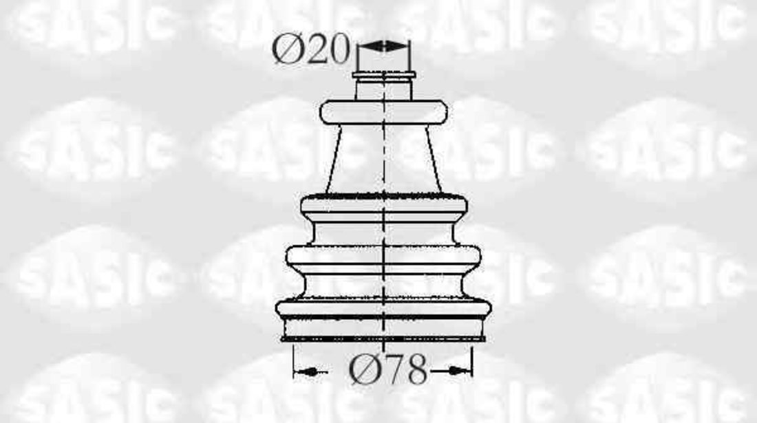 Ansamblu burduf, articulatie planetara PEUGEOT 309 I (10C, 10A) SASIC 2933743