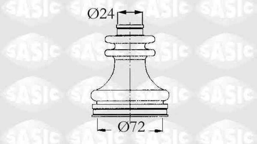 Ansamblu burduf, articulatie planetara RENAULT TRAFIC caroserie (TXX) SASIC 4003449