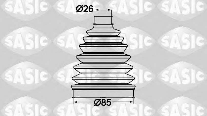 Ansamblu burduf, articulatie planetara RENAULT LAGUNA II (BG0/1) (2001 - 2016) SASIC 1904021 piesa NOUA