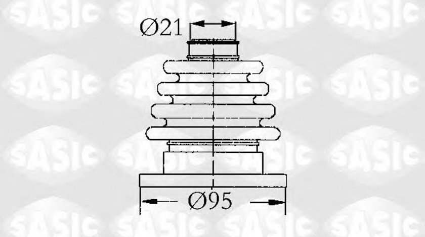 Ansamblu burduf, articulatie planetara VW CADDY II Caroserie (9K9A) (1995 - 2004) SASIC 4003444 piesa NOUA