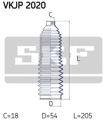 Ansamblu burduf, directie AUDI ALLROAD (4BH, C5) (2000 - 2005) SKF VKJP 2020 piesa NOUA