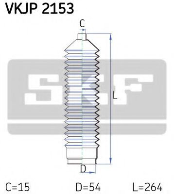 Ansamblu burduf, directie FIAT DUCATO Panorama (280) (1982 - 1990) SKF VKJP 2153 piesa NOUA