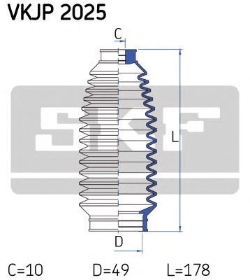 Ansamblu burduf, directie FORD GALAXY (WGR) (1995 - 2006) SKF VKJP 2025 piesa NOUA