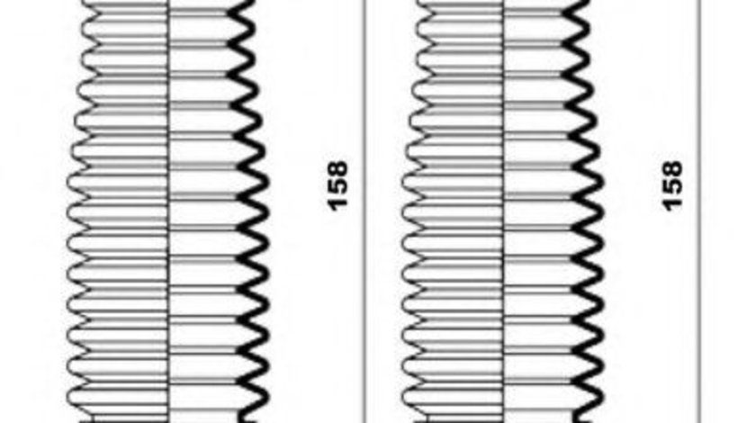 Ansamblu burduf, directie HYUNDAI SONATA IV (EF) (1998 - 2005) MOOG K150086 piesa NOUA