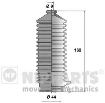 Ansamblu burduf, directie LEXUS LS (UCF20) (1994 - 2000) NIPPARTS J2842007 piesa NOUA
