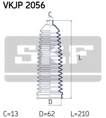 Ansamblu burduf, directie MERCEDES E-CLASS Combi (S210) (1996 - 2003) SKF VKJP 2056 piesa NOUA