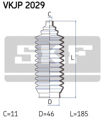 Ansamblu burduf, directie MITSUBISHI LANCER VI (CJ-CP) (1995 - 2003) SKF VKJP 2029 piesa NOUA