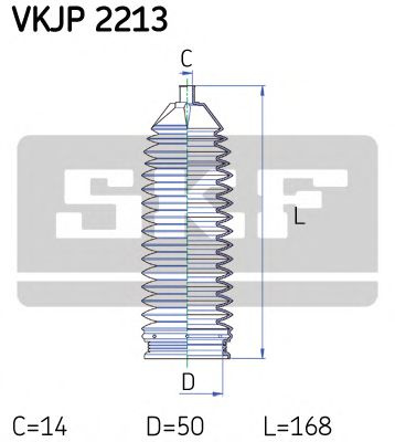 Ansamblu burduf, directie NISSAN QASHQAI / QASHQAI +2 (J10, JJ10) (2007 - 2013) SKF VKJP 2213 piesa NOUA