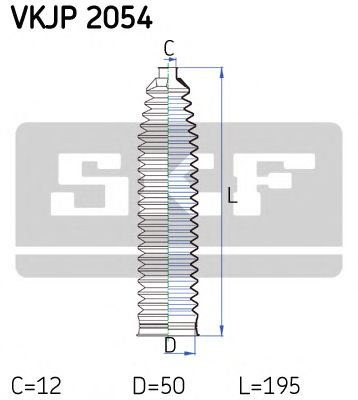 Ansamblu burduf, directie OPEL COMBO Combi (2001 - 2016) SKF VKJP 2054 piesa NOUA