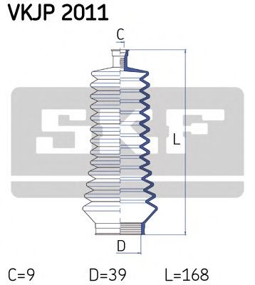 Ansamblu burduf, directie RENAULT MEGANE I Scenic (JA0/1) (1996 - 2001) SKF VKJP 2011 piesa NOUA