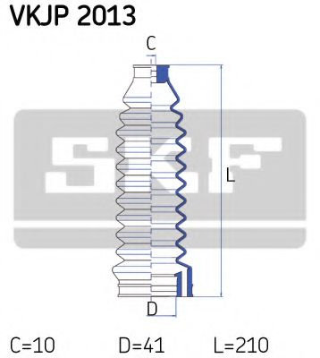 Ansamblu burduf, directie SEAT CORDOBA (6K2) (1999 - 2002) SKF VKJP 2013 piesa NOUA