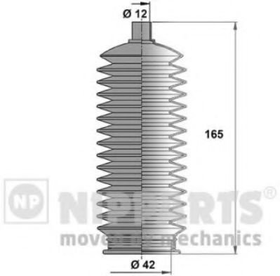 Ansamblu burduf, directie SUZUKI SX4 (EY, GY) (2006 - 2016) NIPPARTS N2847015 piesa NOUA