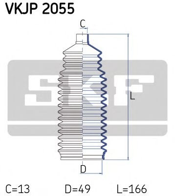 Ansamblu burduf, directie TOYOTA AVENSIS (T22) (1997 - 2003) SKF VKJP 2055 piesa NOUA