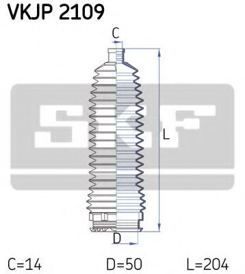 Ansamblu burduf, directie VOLVO V70 II (SW) (2000 - 2007) SKF VKJP 2109 piesa NOUA