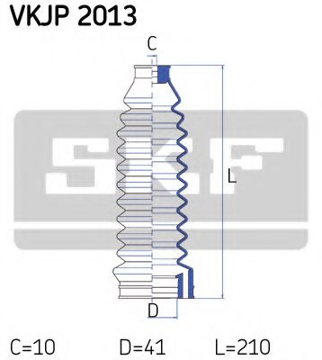 Ansamblu burduf, directie VW VENTO (1H2) (1991 - 1998) SKF VKJP 2013 piesa NOUA