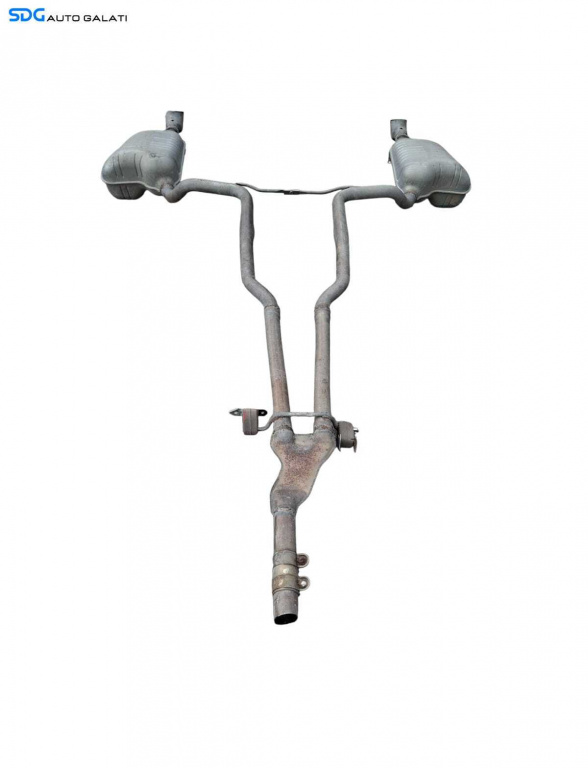 Ansamblu Complet Evacuare Toba Tobe Teava Esapament FInala Audi A6 C6 4F 3.0 Diesel 2004 - 2011 Cod 4F0253611AA 4F0253612AA [LC1311]