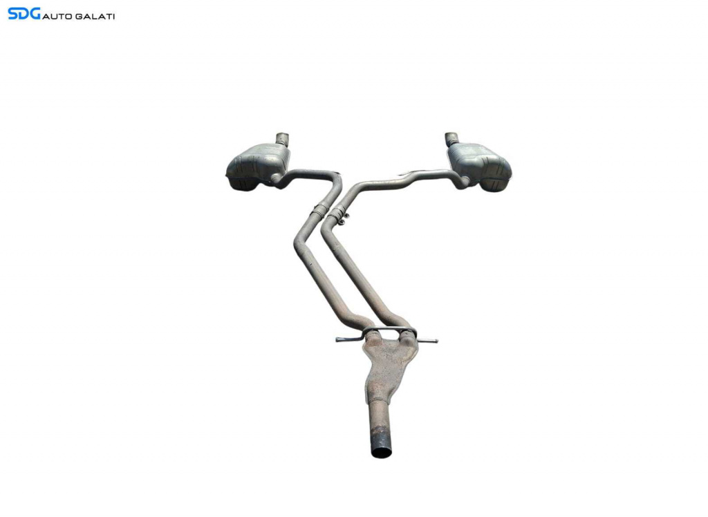 Ansamblu Complet Evacuare Toba Tobe Teava Esapament FInala Audi A6 C6 4F 3.0 Diesel 2004 - 2011 Cod 4F0253611AA 4F0253612AA [LC1408]