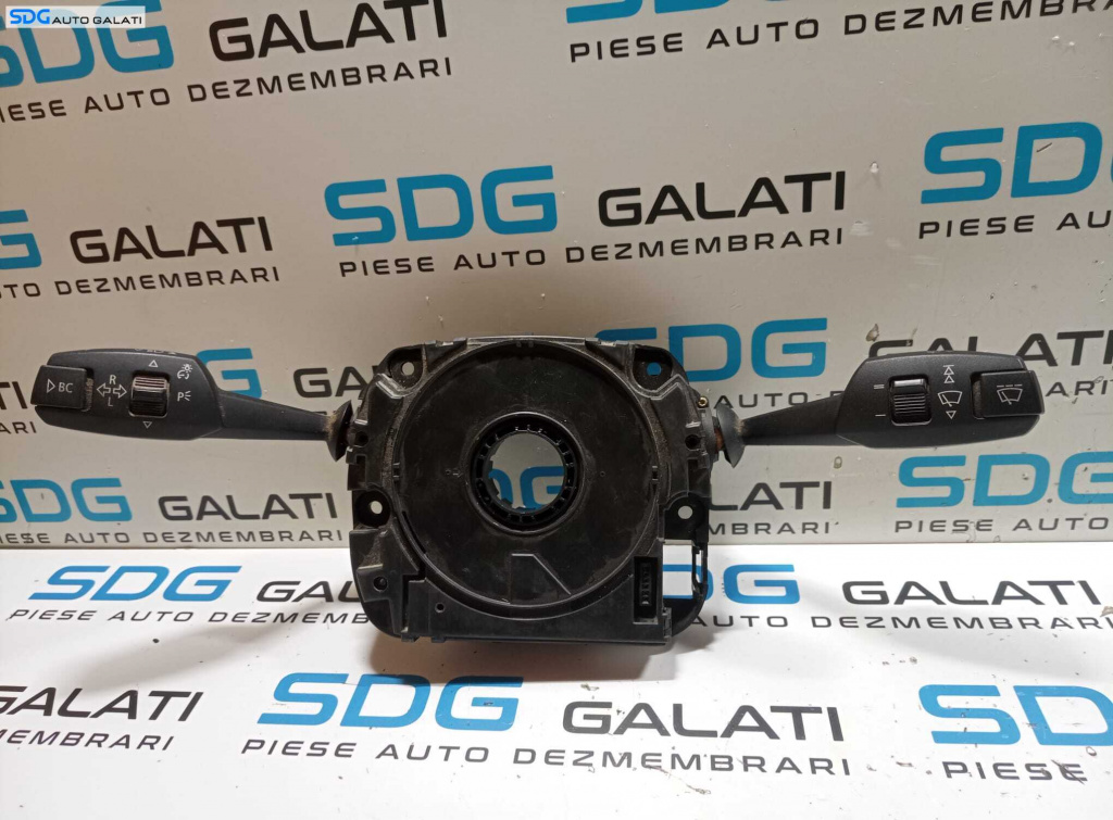 Ansamblu Maneta Manete Semnalizare Faza Lunga Scurta Stergator BMW Seria 3 E90 E91 320 2004 - 2011 Cod 6962671-03 696267103 [M7239]