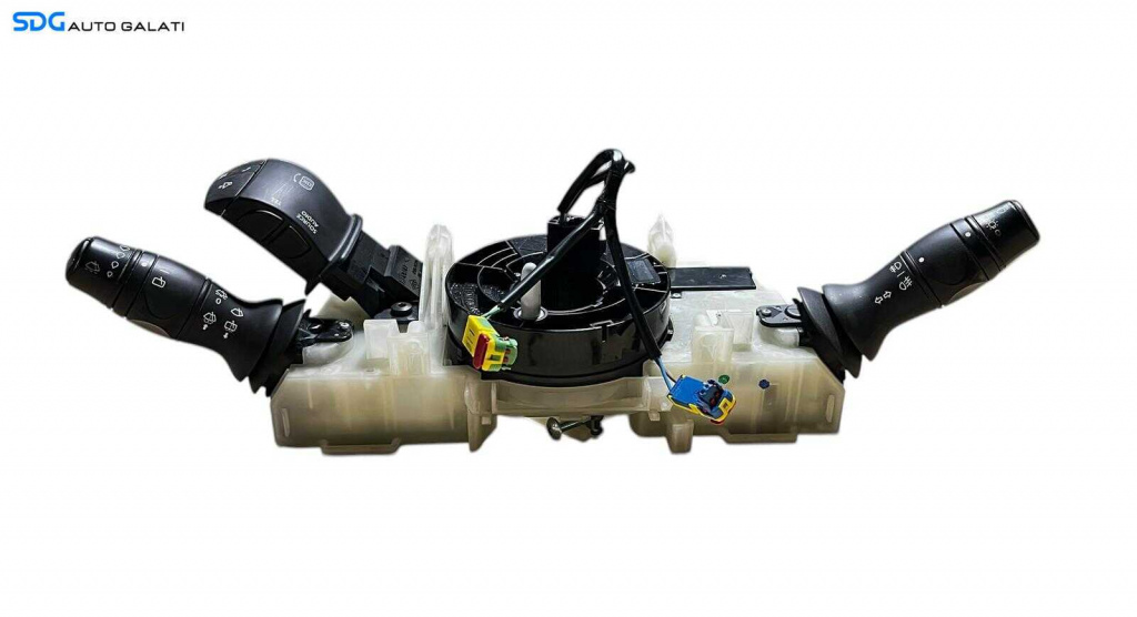 Ansamblu Maneta Manete Semnalizare Stergator Stergator Bloc Lumini Senzor Spira Spirala Comenzi Volan Renault Megane 3 2008 - 2016 Cod 255670017R [L5646]