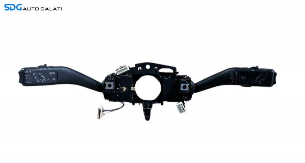 Ansamblu Maneta Manete Semnalizare Tempomat Pilot Automat Stergator Volkswagen Polo Skoda Seat Audi 2002 - 2010 Cod 5K0953507BA [L6072]