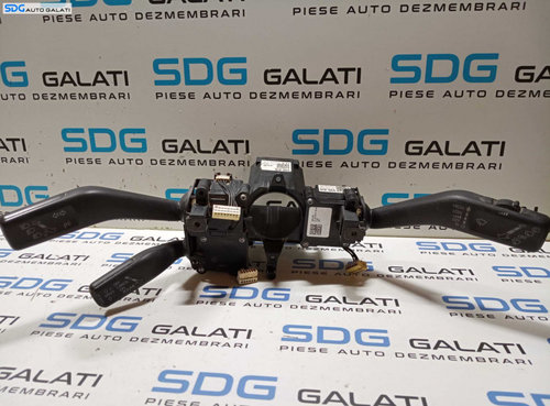 Ansamblu Maneta Manete Tempomat Pilot Automat Semnalizare Stergator Faza Lunga Scurta Volkswagen Pas...