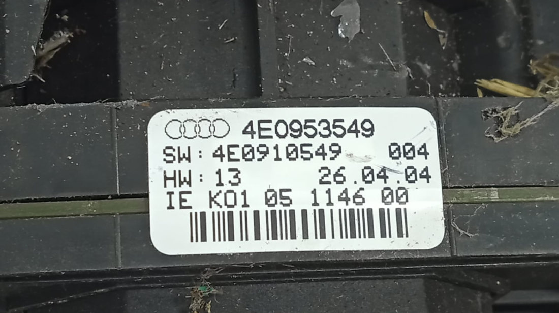 Ansamblu manete 4e0953549 Audi A8 D3/4E [2002 - 2005]