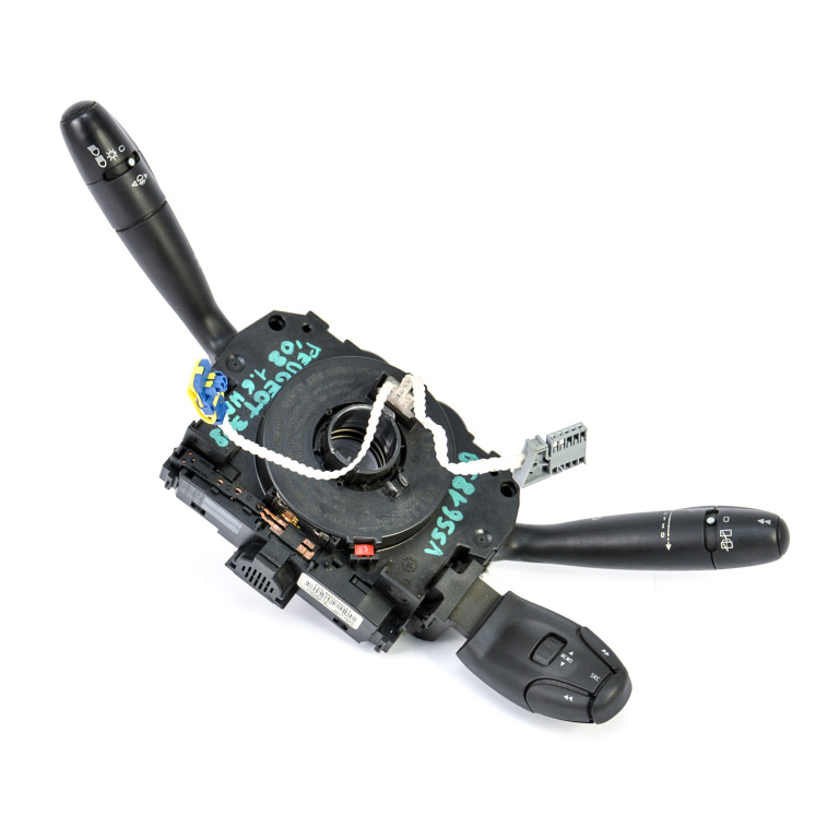 Ansamblu Manete Semnalizare Stergator Banda Airbag,maneta Comanda Radio,maneta Semnalizare,maneta Stergator Peugeot 308 (4A, 4C) 2007 - 2013 Motorina 96652982XT