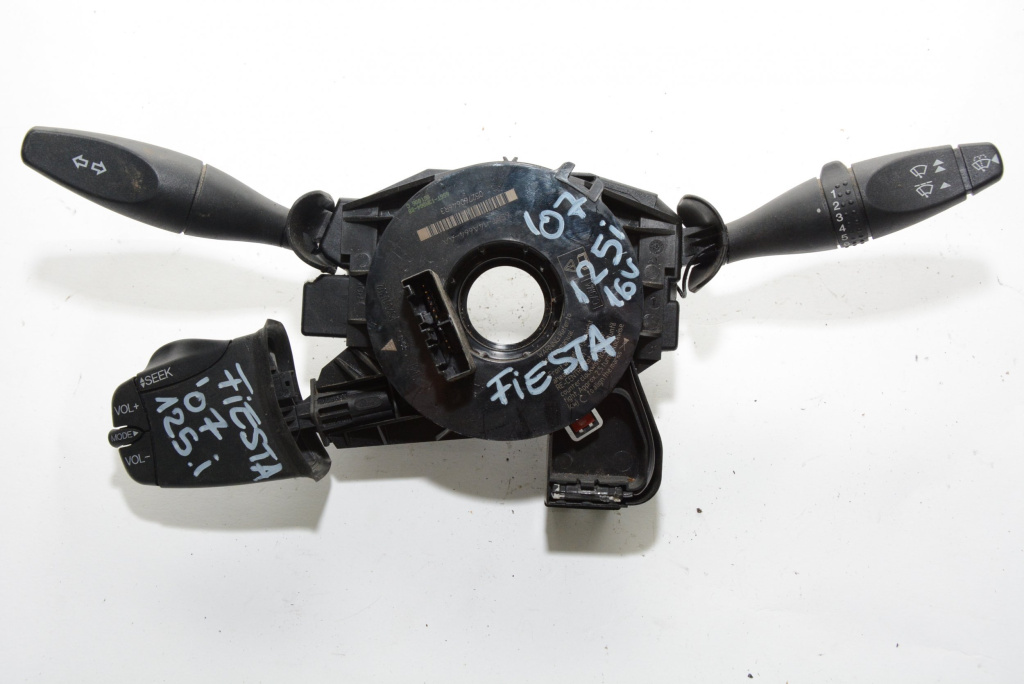 Ansamblu Manete Semnalizare Stergator Ford Fiesta Mk 5 2002-2008 Banda Airbag Maneta Comanda Radio Maneta Semnalizare Maneta Stergator 6S6T14A664Aa, 6S6T13N064Bb, 6S6T-14A664-Aa, 6S6T-13N064-Bb
