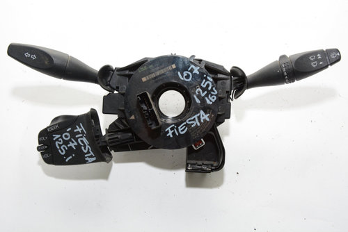 Ansamblu Manete Semnalizare Stergator Ford Fiesta Mk 5 2002-2008 Banda Airbag Maneta Comanda Radio M...