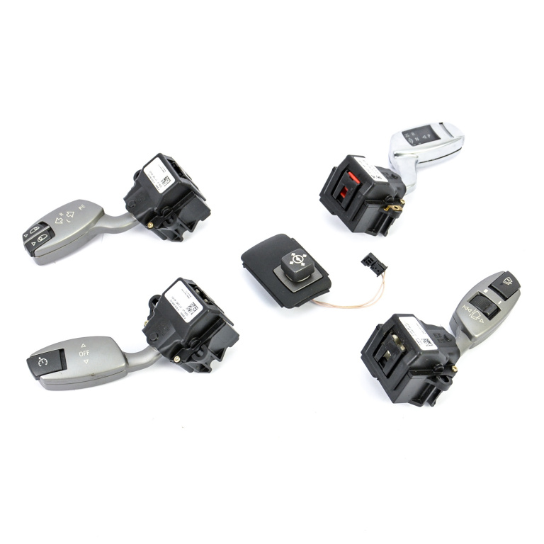 Ansamblu Manete Semnalizare Stergator Maneta Pilot Automat,maneta Schimbator,maneta Semnalizare,maneta Stergator BMW 7 (E65, E66, E67) 2001 - 2008 Benzina 6959986, 6 959 986, 6 959 986-02, 6927887, 6959987, 6959984, 6911535