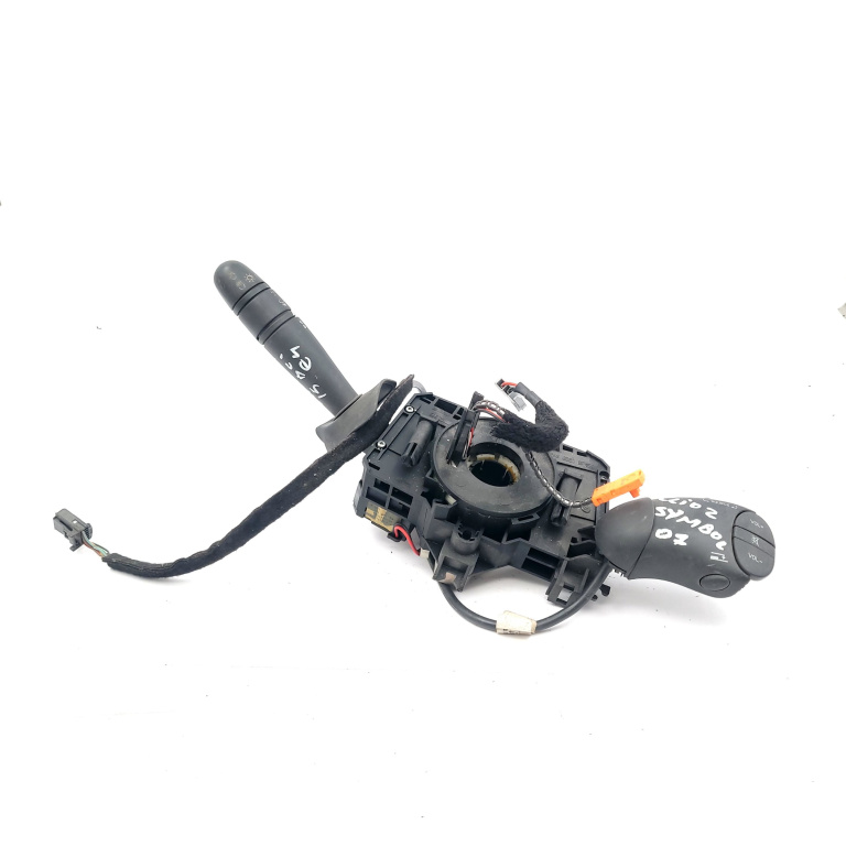Ansamblu Manete Semnalizare Stergator Renault Clio 2 / Symbol 1 1998-2008 Maneta Pilot Automat Maneta Semnalizare Banda Airbag 34446404, 14L6Eq1, 34498155, 8200542094, 115241N0Ki