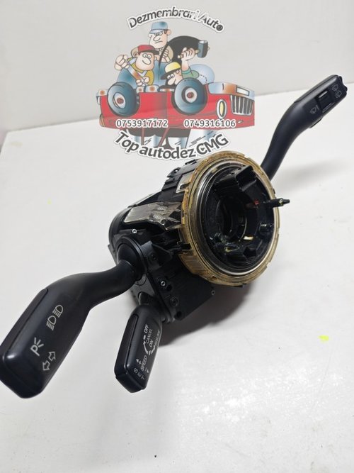 Ansamblu manete volan Audi A4 B7 spira banda 4E0953541 calculator coloana 8E0953549Q maneta pilot au